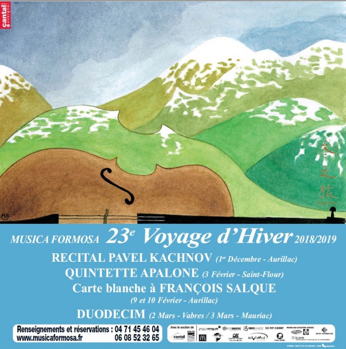 Affiche du 23eme voyage d'hiver - 2019/2019